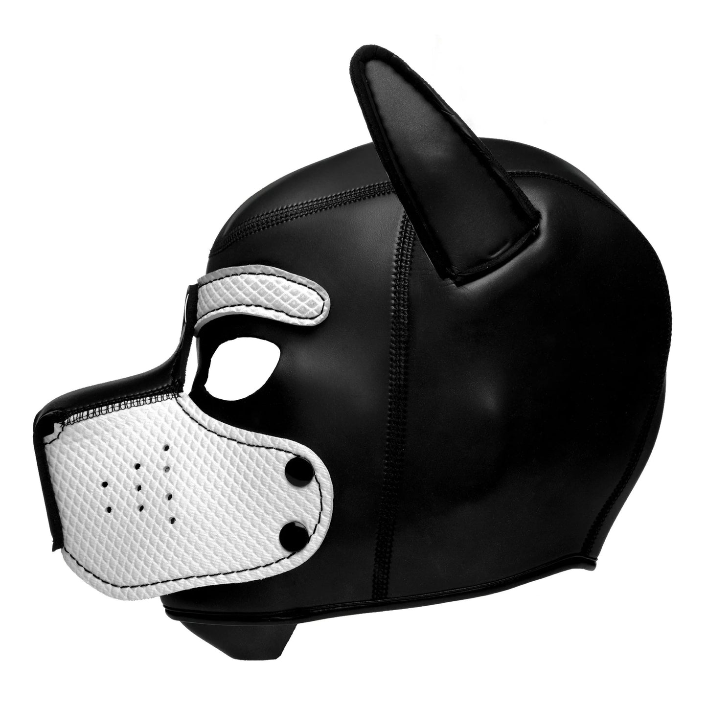 Spike Neoprene Puppy Hood - White MS-AG292-WHT