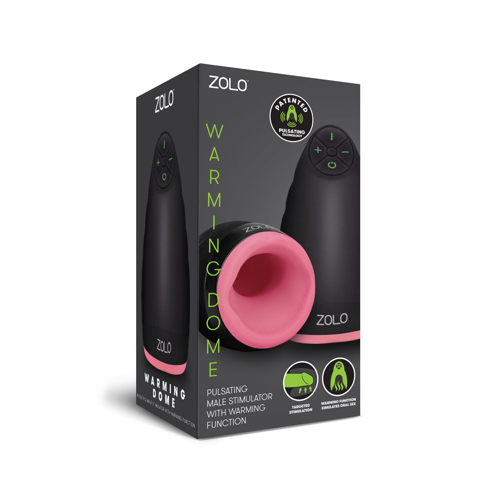 Zolo Warming Dome Pulsating Male Stimulator With Warming Function X-ZO6016