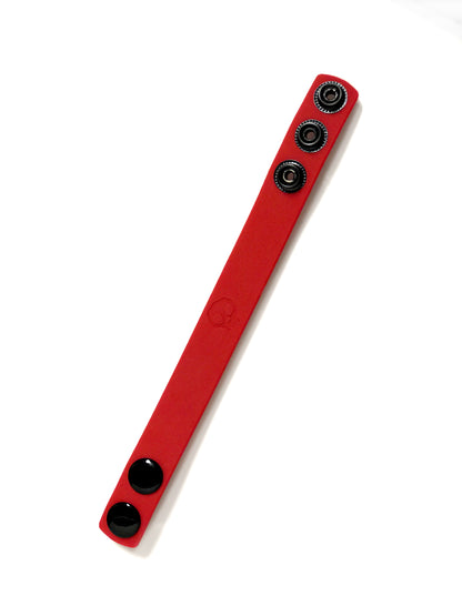 Boneyard Silicone Cock Strap 3 - Snap Ring - Red BY-0302