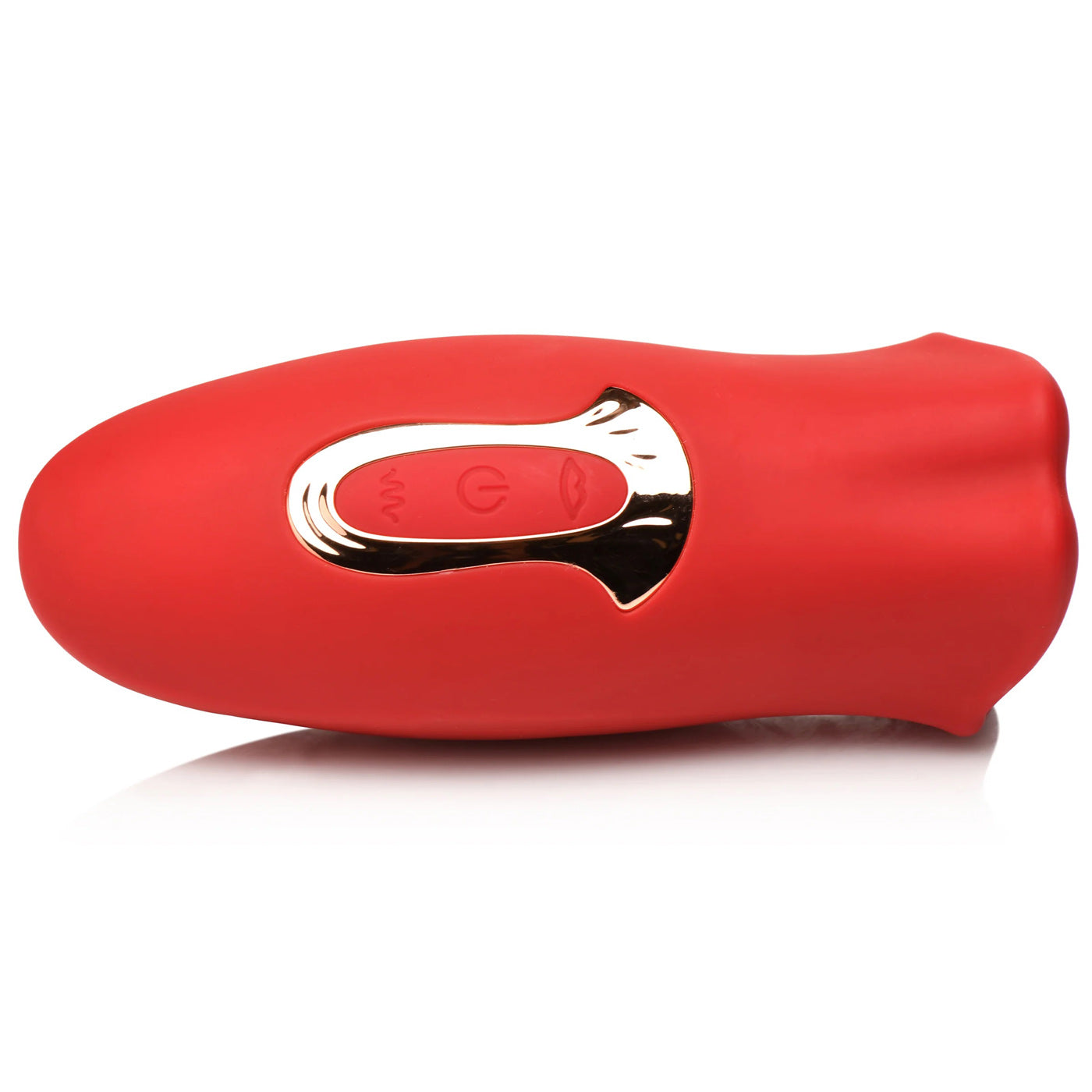 Lickgasm Kiss and Tell Mini Kissing and Vibrating  Clitoral Stimulator - Red INM-AH247