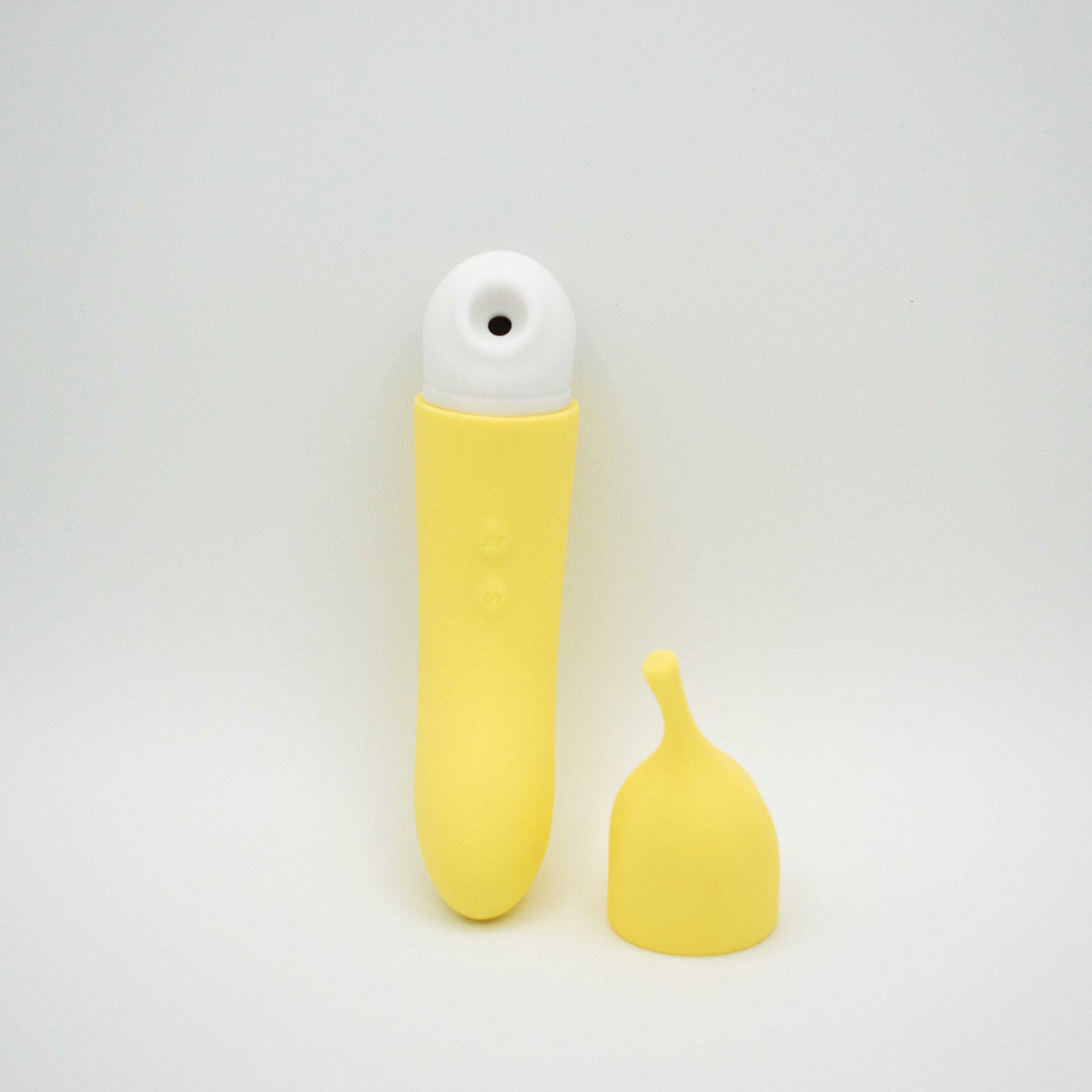 Banana Cream Air Pulse and G-Spot Vibrator -  Yellow LAK-9091