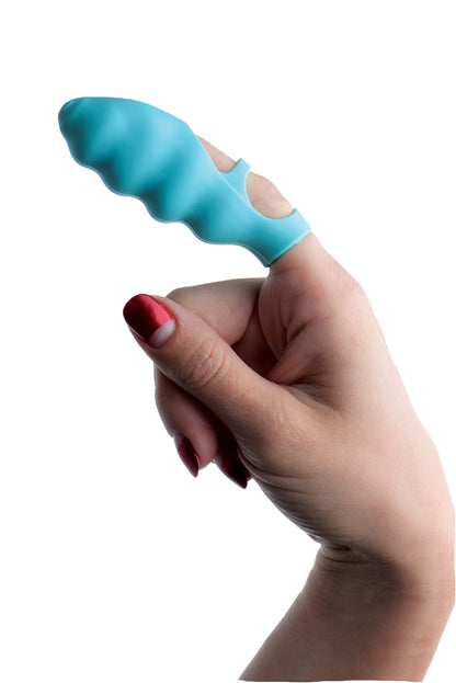 Ripples Finger Bang-Her Vibe - Teal FR-AE620