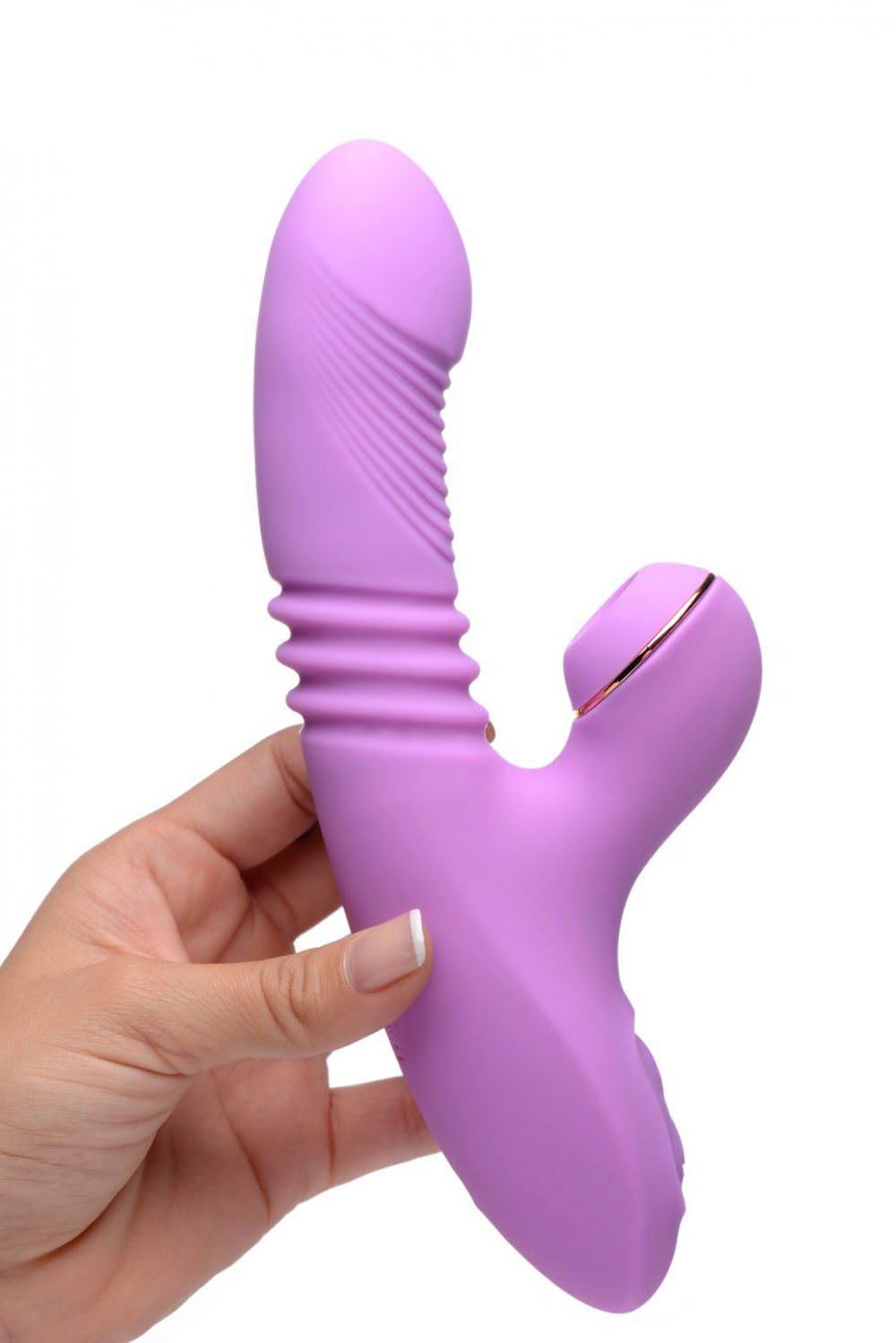 Shegasm Thrusting Suction Rabbit - Purple INM-AF896