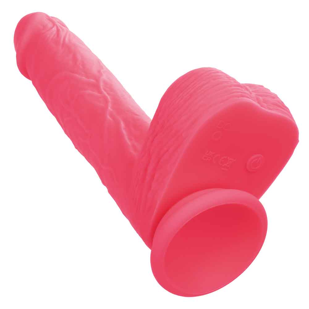 Rechargeable Rumbling and Thrusting Silicone Studs - Pink SE0251053