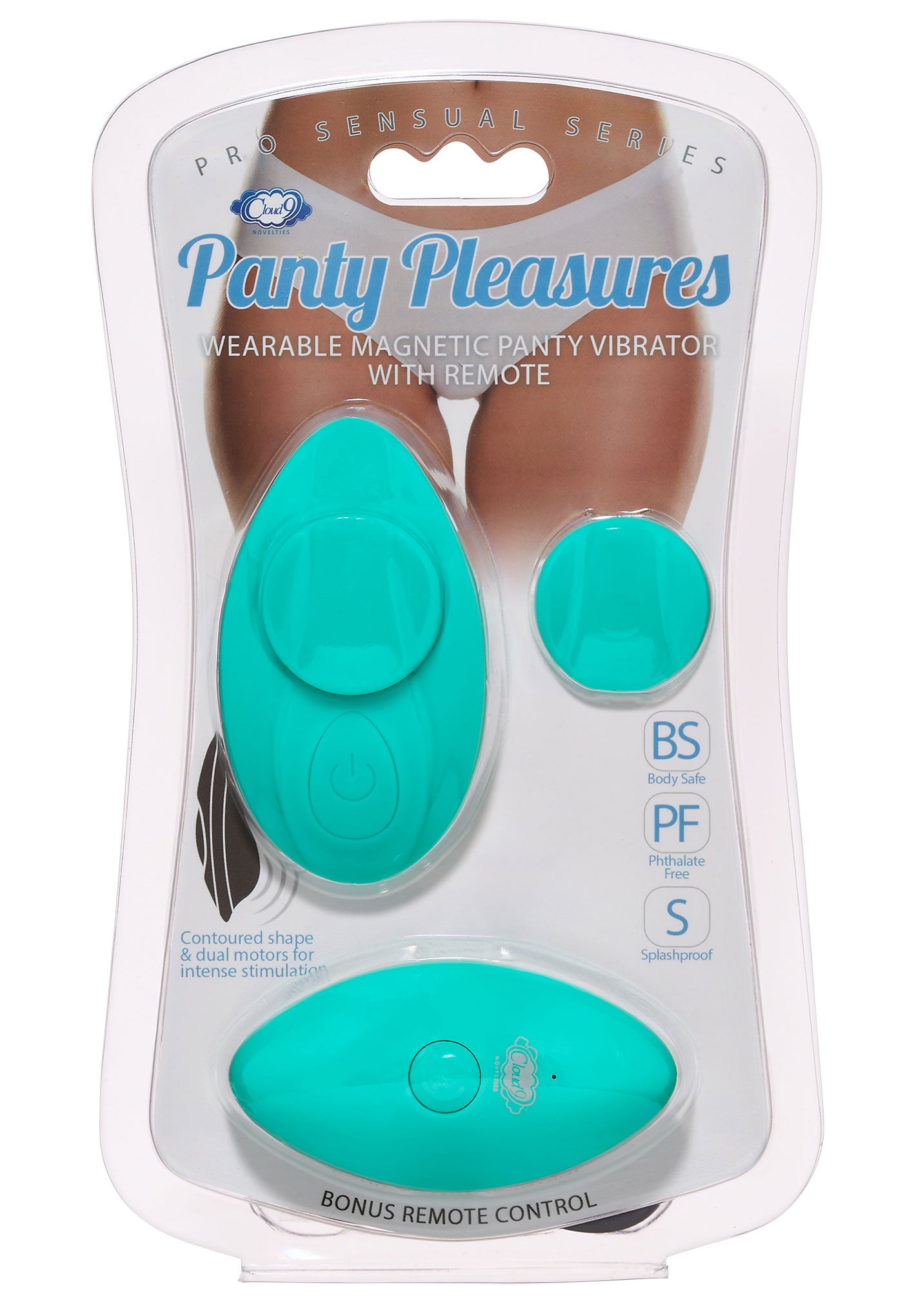 Cloud 9 Panty Pleasures Magnetic Panty Vibe - Teal WTC959