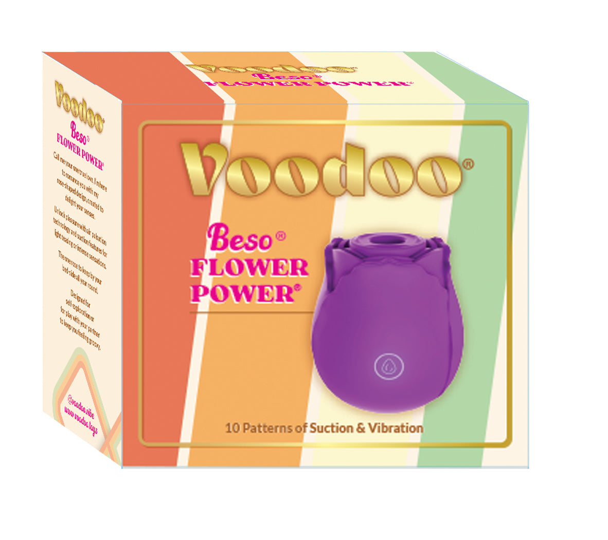 Voodoo Beso Flower Power - Purple TMN-VT-4165