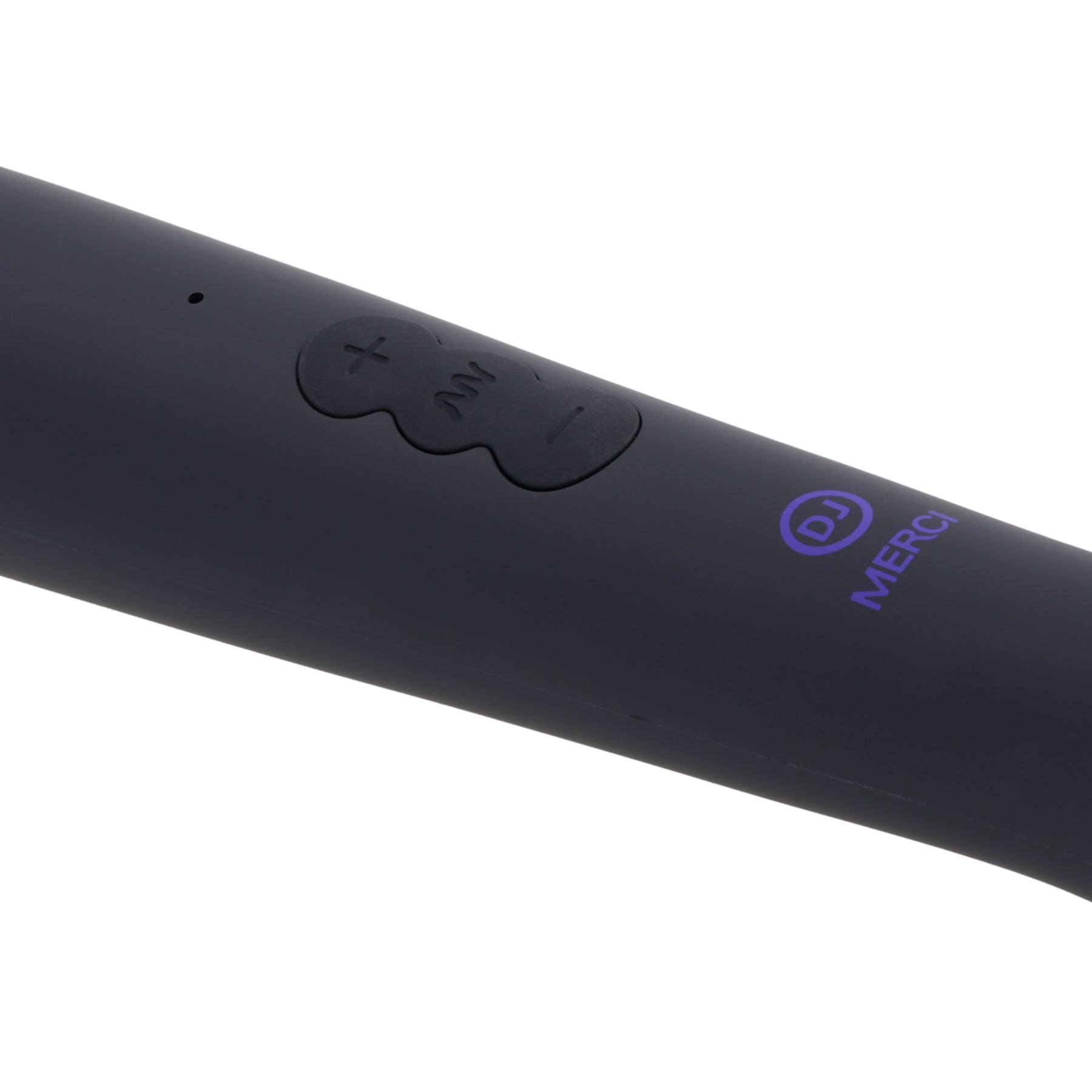 Merci - Rechargeable Power Wand - Ultra - Powerful Silicone Wand Massager - Black DJ2400-11-BX