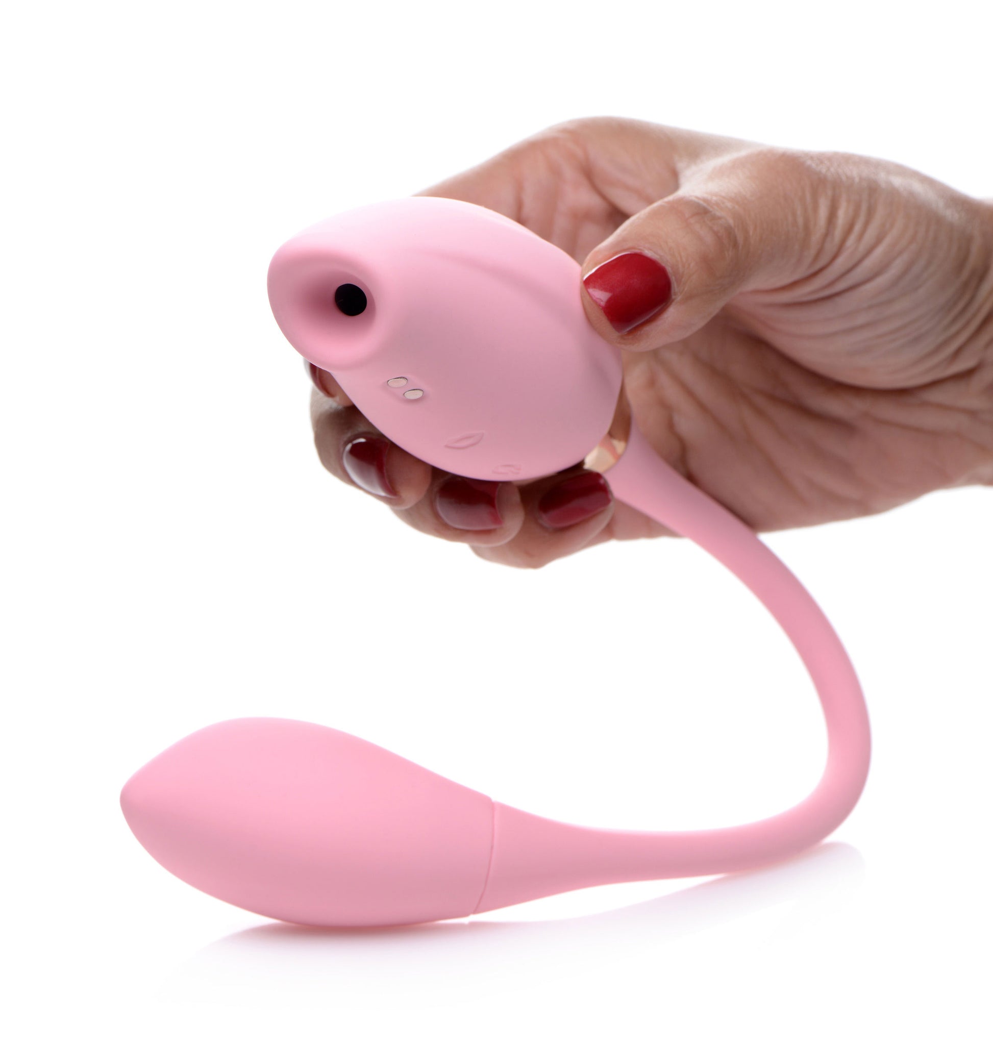 Shegasm 8x Tandem Plus Silicone Suction Clit  Stimulator and Egg INM-AG674