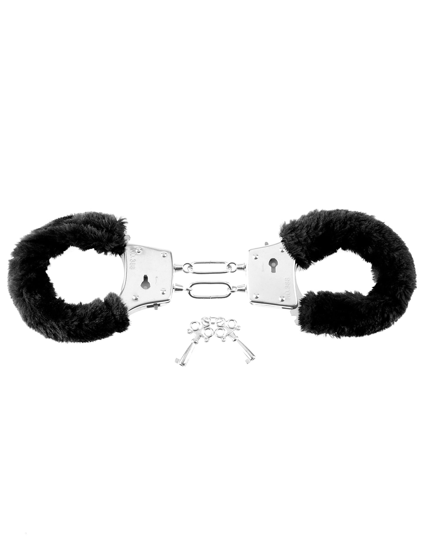 Fetish Fantasy Series Beginner's Furry Cuffs - Black PD3800-23