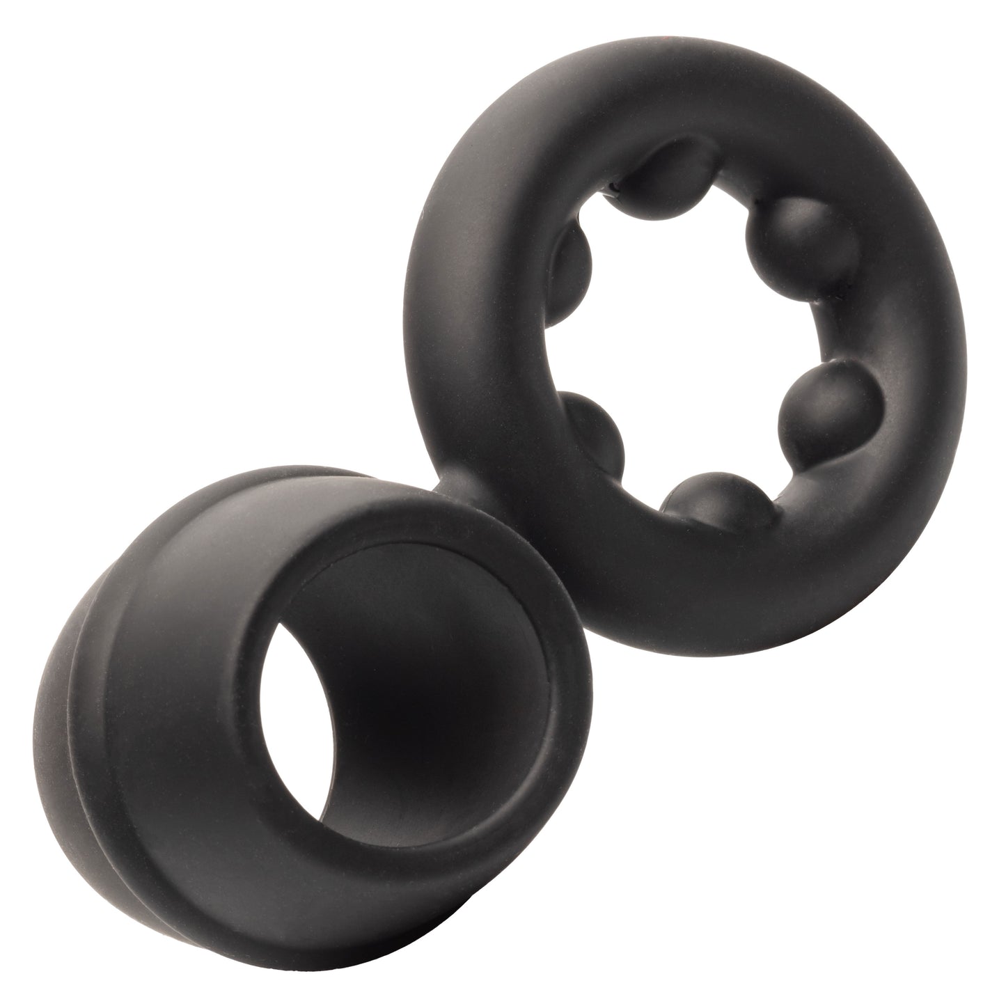 Alpha Liquid Silicone Dual Support Magnum Ring - Black SE1492502