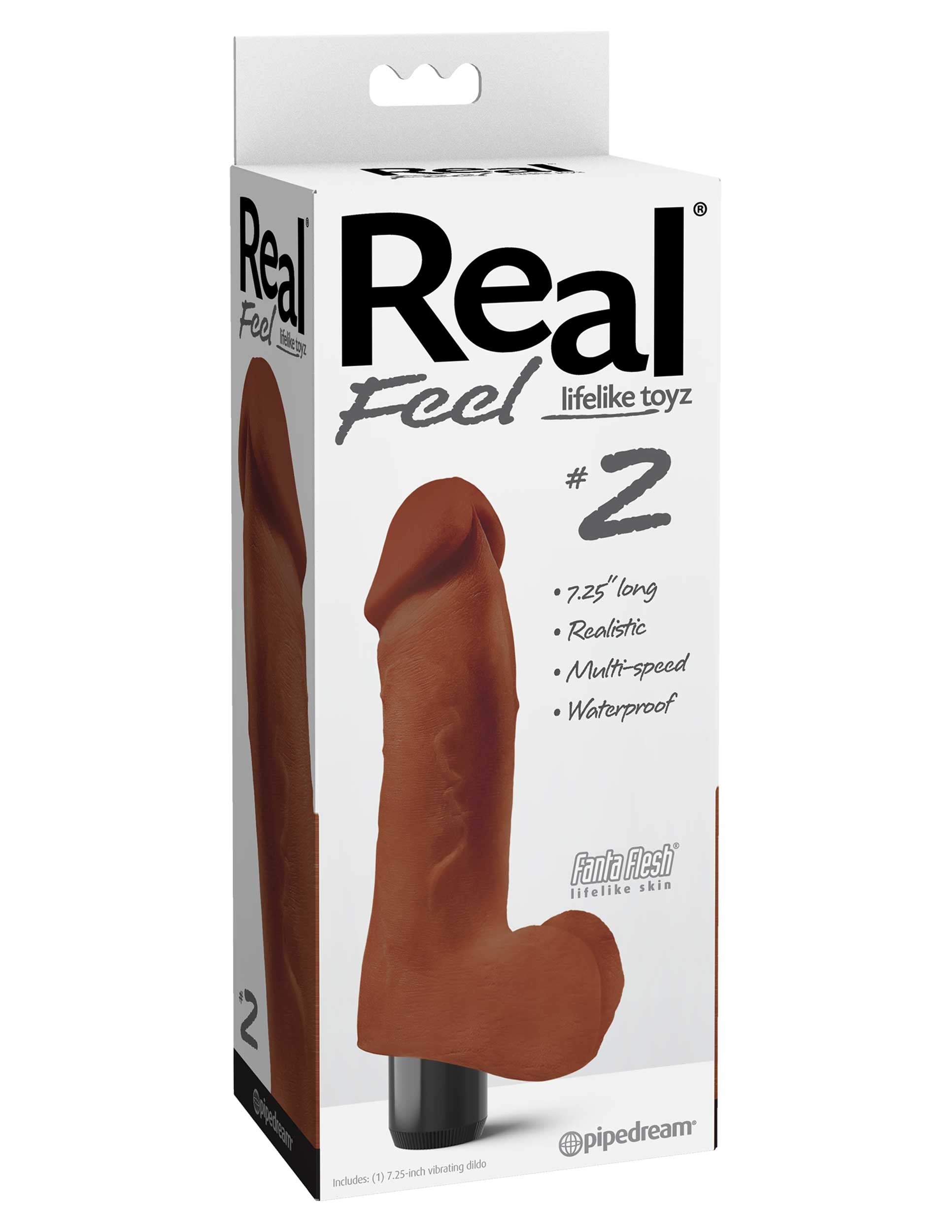 Real Feel Lifelike Toyz No. 2 - Brown PD1393-29