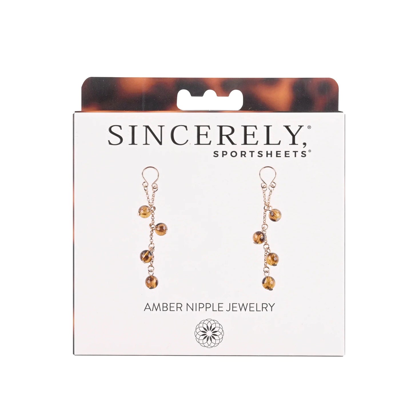 Sincerely Amber Nipple Jewelry SS52104