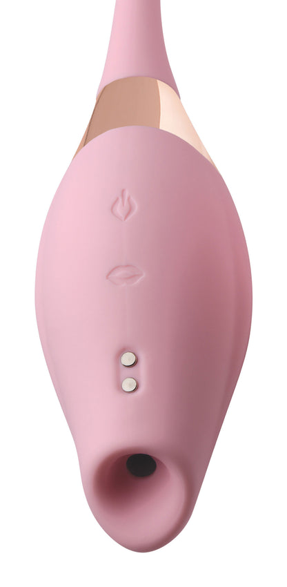 Shegasm 8x Tandem Plus Silicone Suction Clit  Stimulator and Egg INM-AG674