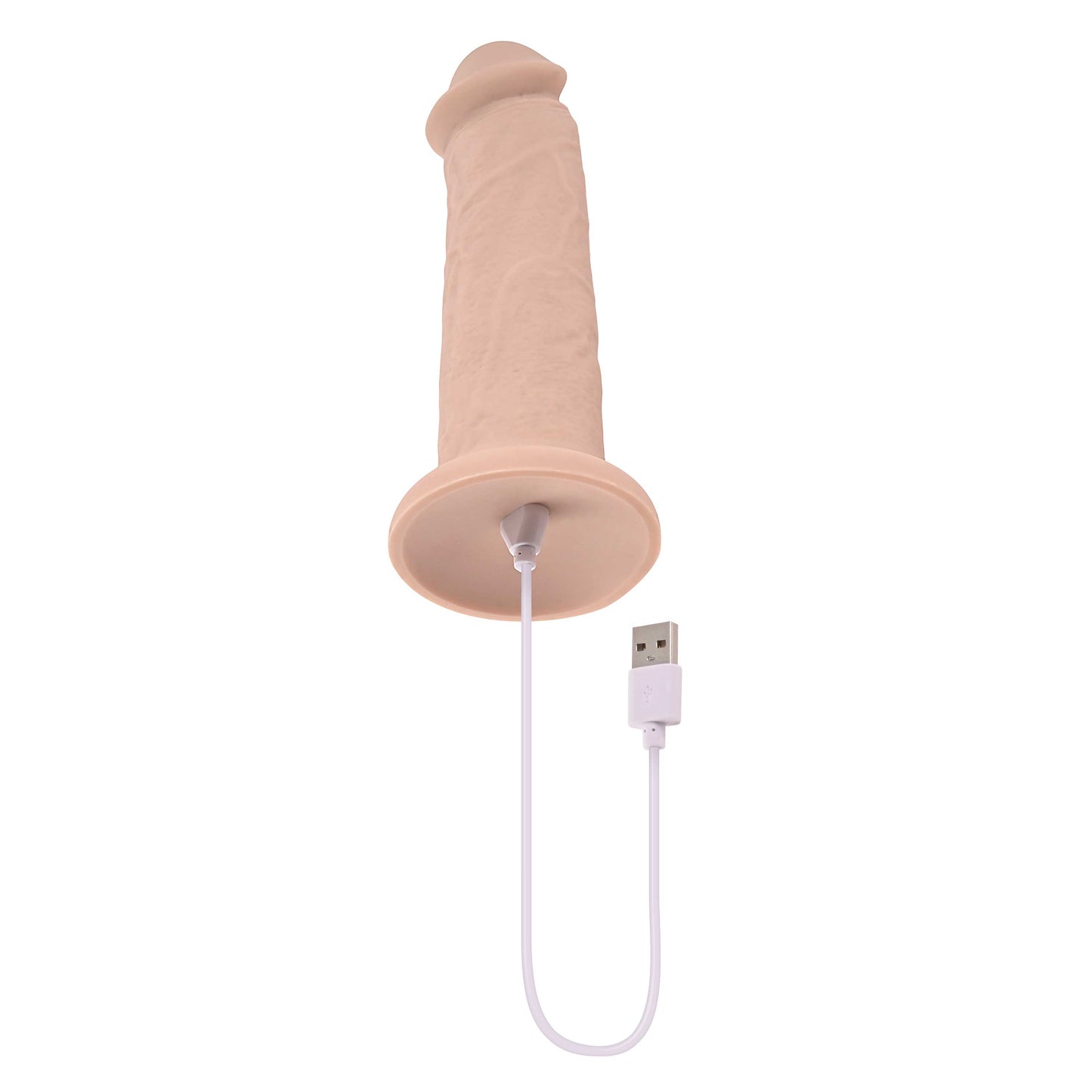 7 Inch Girthy Vibrating Dong - Light EN-RD-2734-2