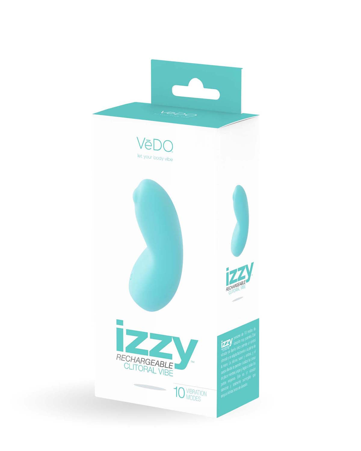 Izzy Rechargeable Vibe -Turquoise VI-F0401