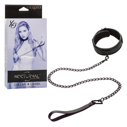 Nocturnal Collection  Collar and Leash - Black SE2678103