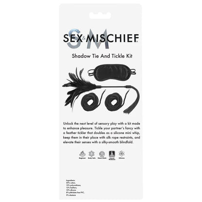 Shadow Tie and Tickle Kit - Black SS09806