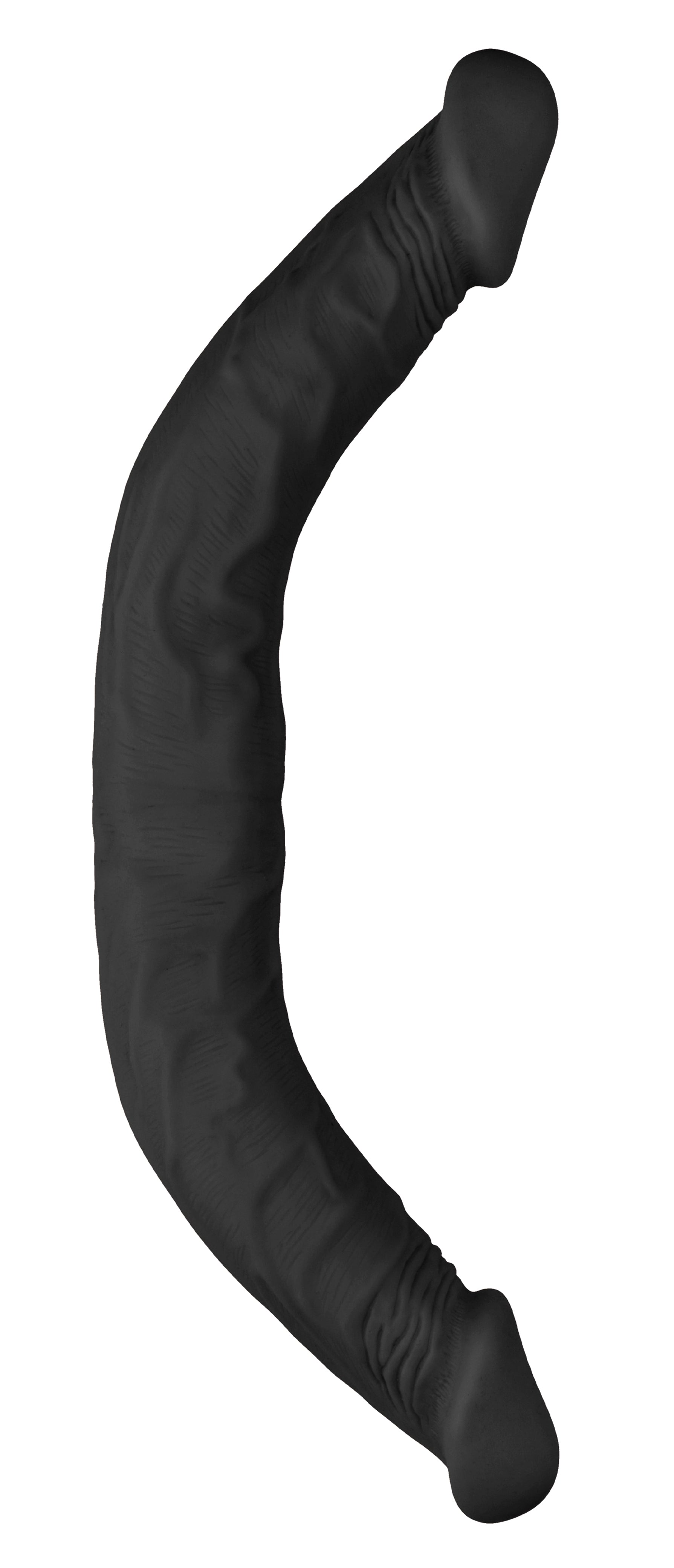 18 Inch Double Dong - Black SH-REA103BLK