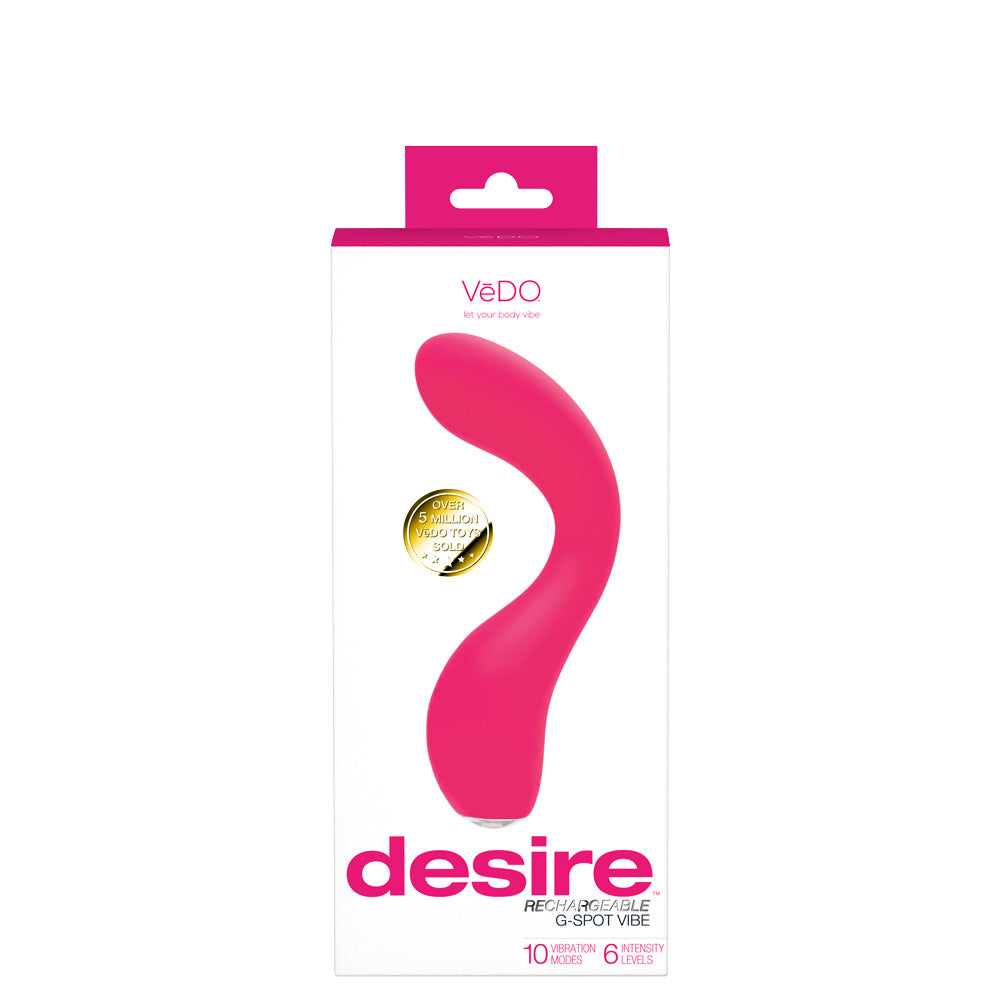 Desire Rechargeable G-Spot Vibe - Pink VI-P2409