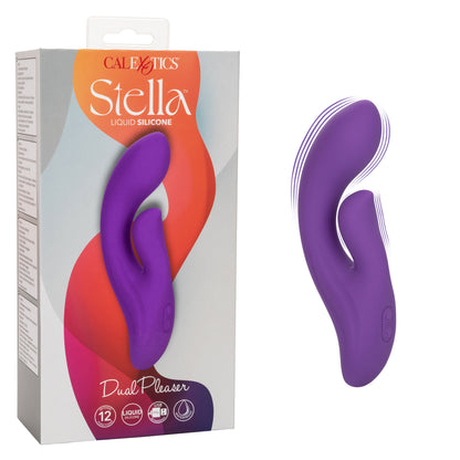 Stella Liquid Silicone Dual Pleaser - Purple SE4368353