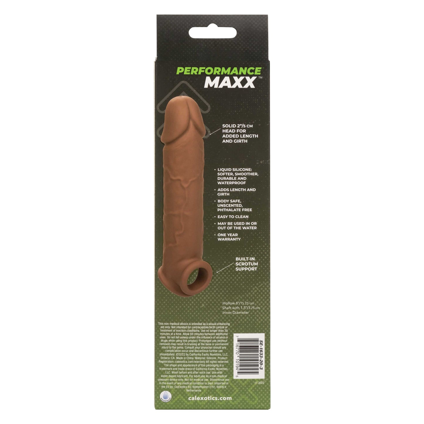 Performance Maxx Life-Like Extension 8 Inch -  Brown SE1633203