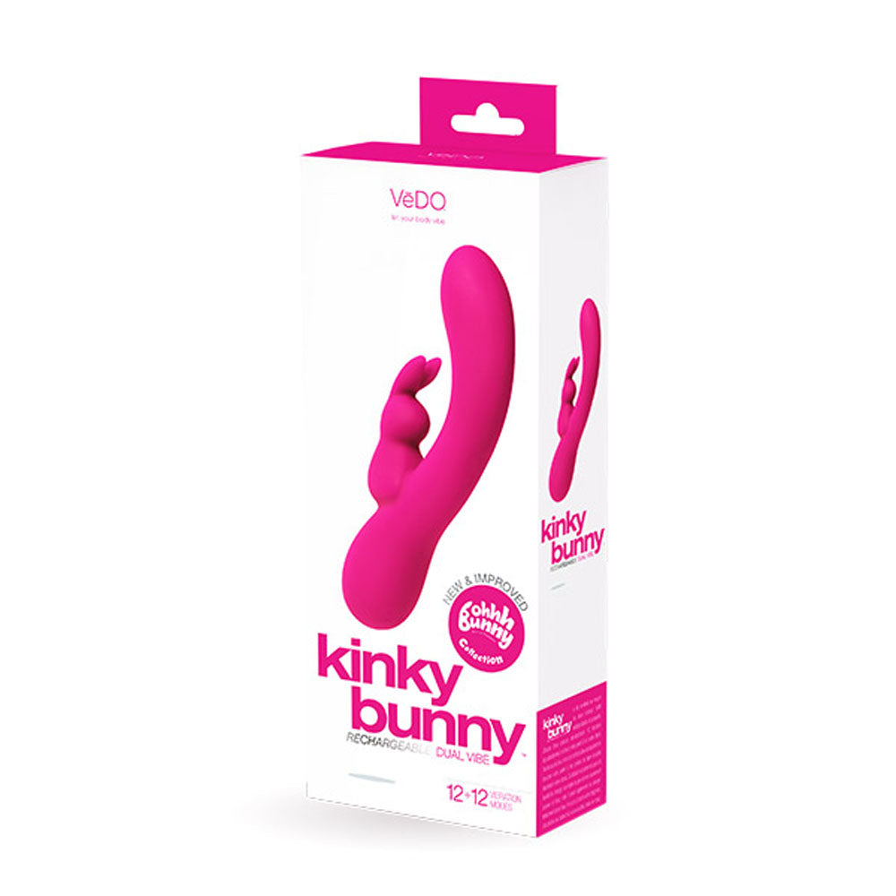 Kinky Bunny Plus Rechargeable Rabbit - Pink BU-0409