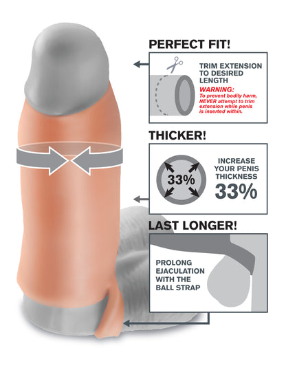 Fantasy X-Tensions Real Feel Enhancer XL - Flesh PD4120-21