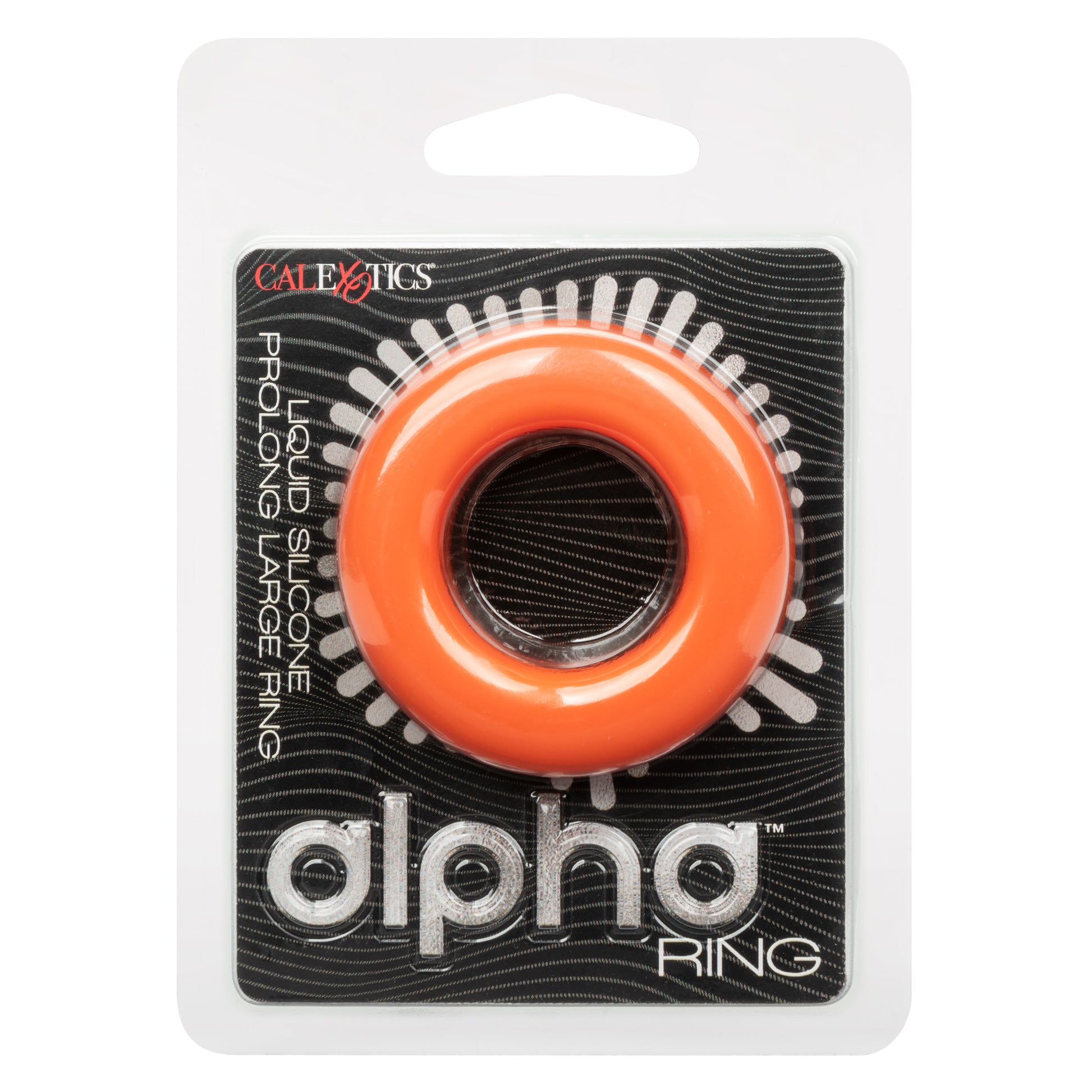 Alpha Liquid Silicone Prolong Large Ring - Orange SE1491552