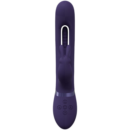 Mika - Triple Rabbit With G-Spot Flapping - Purple SH-VIVE057PUR