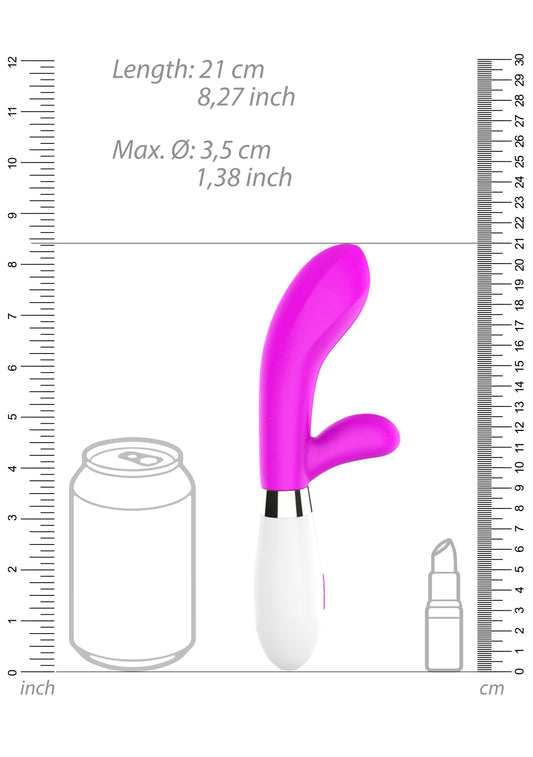 Achilles - Ultra Soft Silicone - 10 Speeds - Fuchsia SH-LUM001FUC