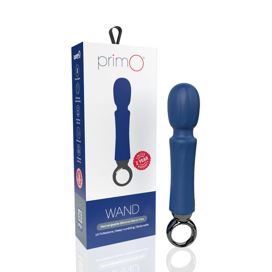 Primo Wand Rechargeable Vibe - Blueberry AP1-BB