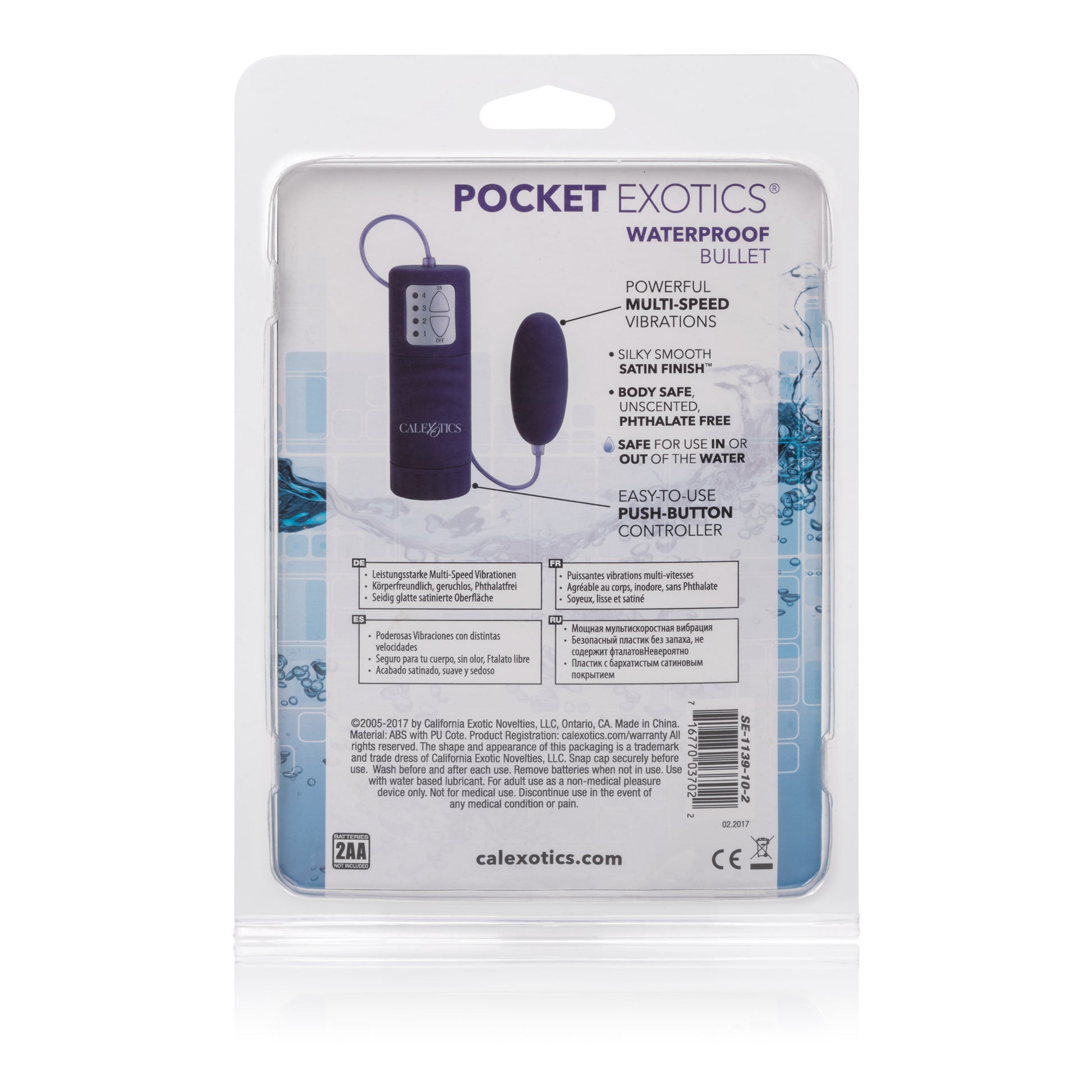 Waterproof Pocket Exotics Waterproof  Bullet - Purple SE1139102