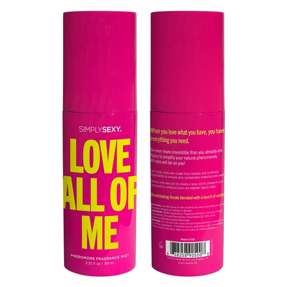 Love All of Me - Pheromone Fragrance Mists 3.35 Oz SSY3003-03