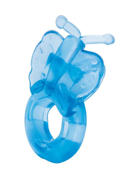 Bodywand Rechargeable Butterfly Ring - Blue X-BW1505