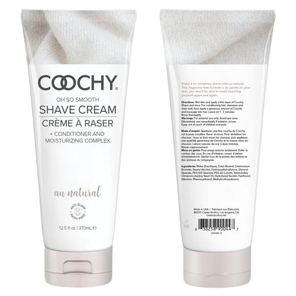 Coochy  Shave Cream Au Natural 12.5 Fl. Oz. COO1001-12