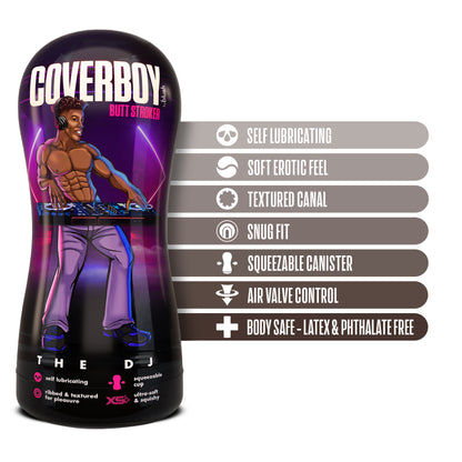 Coverboy - the Dj - Self Lubricating Stroker -  Brown BL-84066