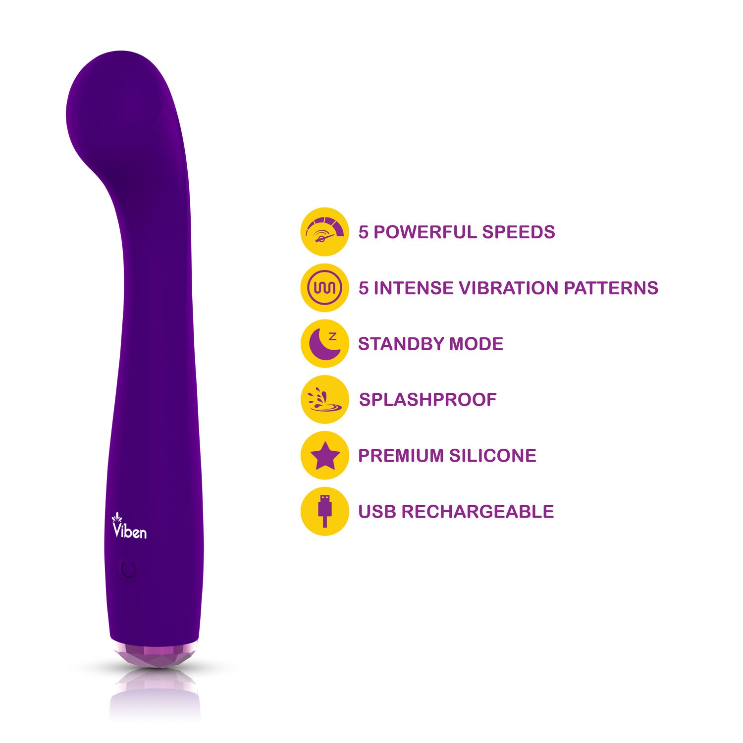 Devotion - Violet Intense  G-Spot-  Vibe VB-75017