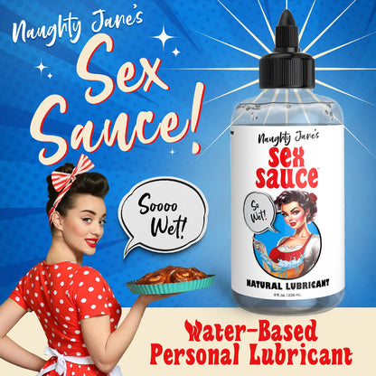 Naughty Jane's Sex Sauce Natural Lubricant 8oz NJ-AH396-8OZ