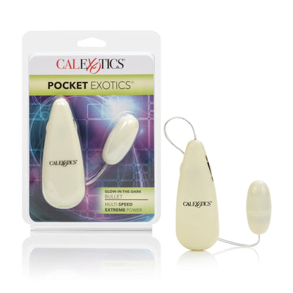 Glow-in-the-Dark Pocket Exotics Vibrating Glowing Bullet SE1101102