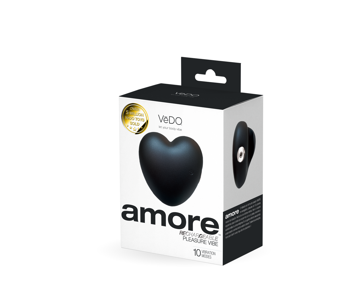 Amore Rechargeable Pleasure Vibe - Black VI-H0119