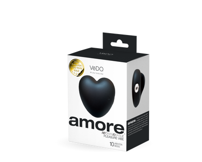 Amore Rechargeable Pleasure Vibe - Black VI-H0119