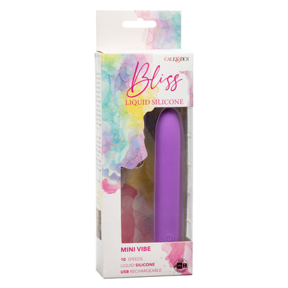 Bliss Liquid Silicone Mini G Vibe - Purple SE0569053