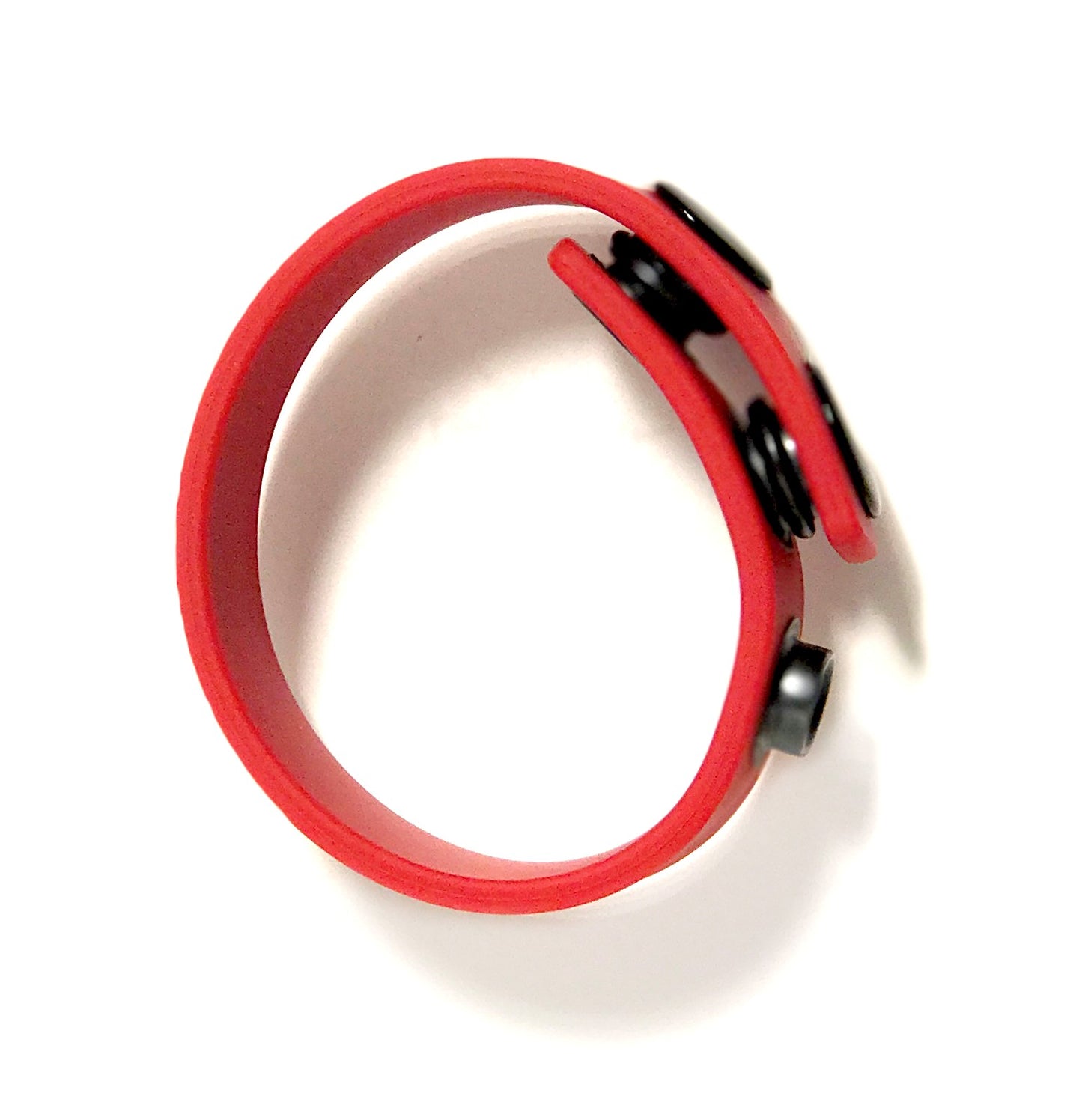 Boneyard Silicone Cock Strap 3 - Snap Ring - Red BY-0302