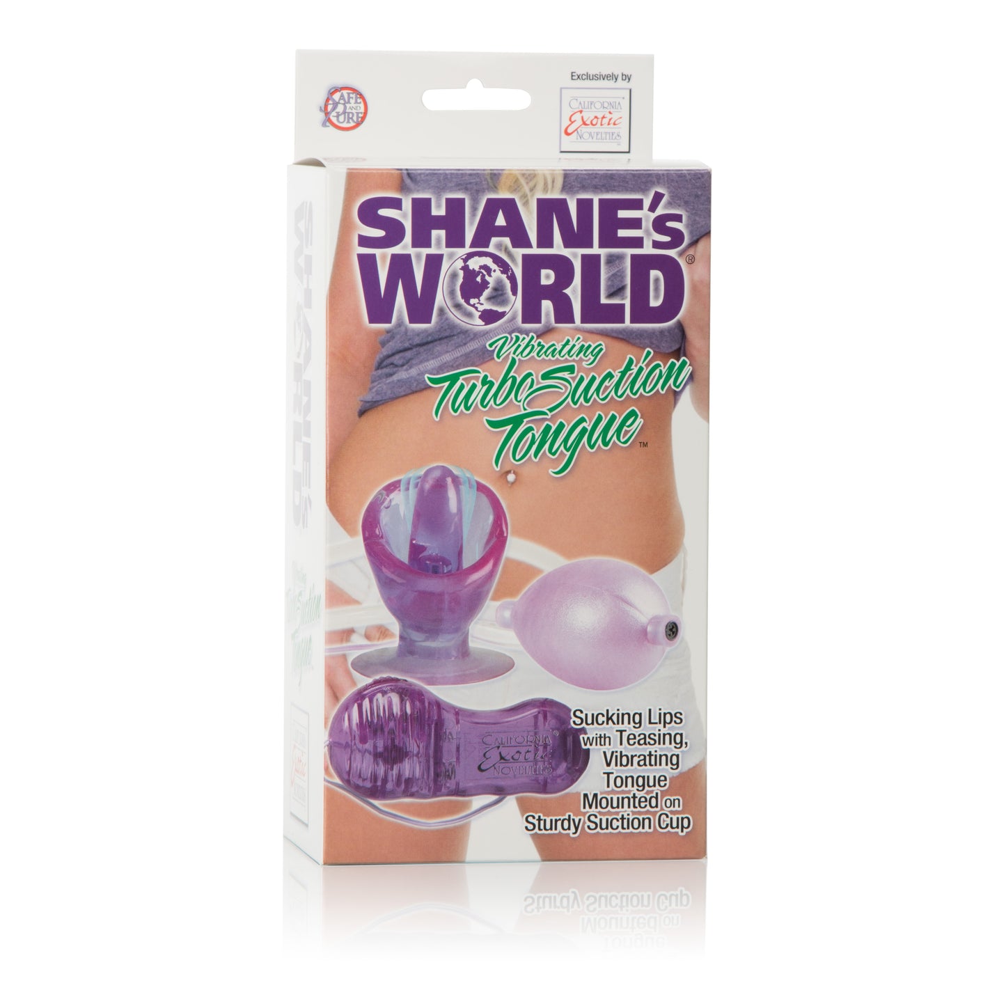 Shane's World Vibrating Turbo Suction Tongue -  Purple SE0602143