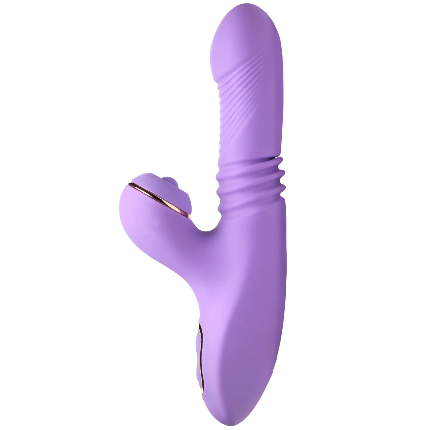 Pro-Thrust Max 14x Thrusting and Pulsing Silicone  Rabbit - Purple INM-AH361PUR