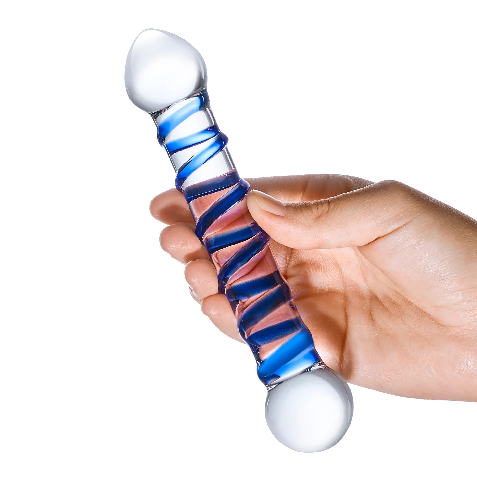 6.5 Inch Spiral Dildo GLAS-150