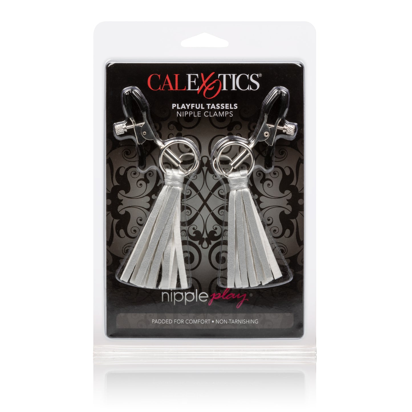 Nipple Play Playful Tassels Nipple Clamps -  Silver SE2614102