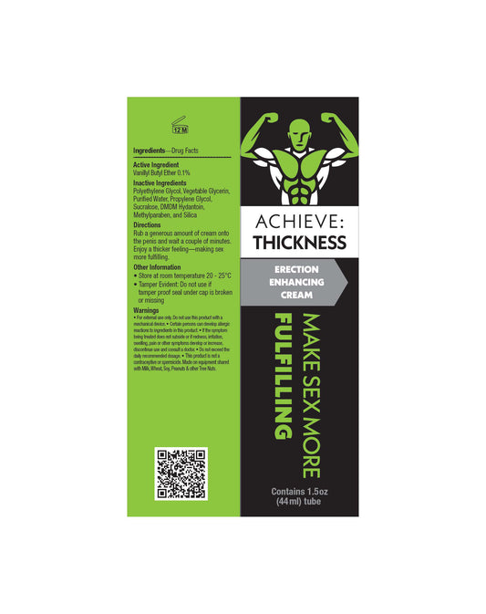 Achieve Thickness - Erection Enhancement Cream 1.5 Oz LG-BT1103