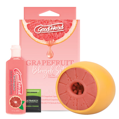 Goodhead - Grapefruit Blowjob Set - Yellow/pink DJ0682-35-BX