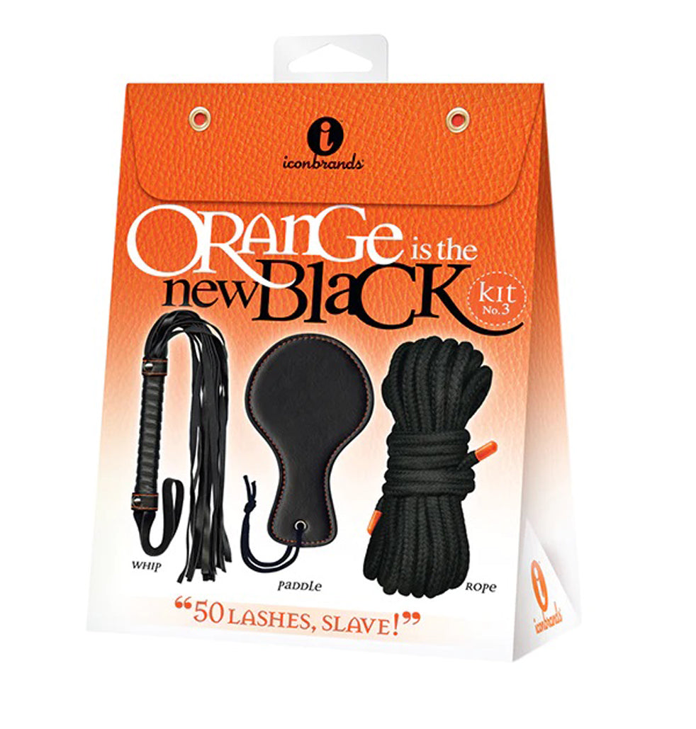 Orange Is the New Black 50 Lashes Kit - Black/orange IC2525